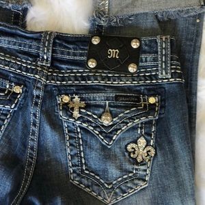 Miss me Capri jeans Sz 28 w 30 stretch
